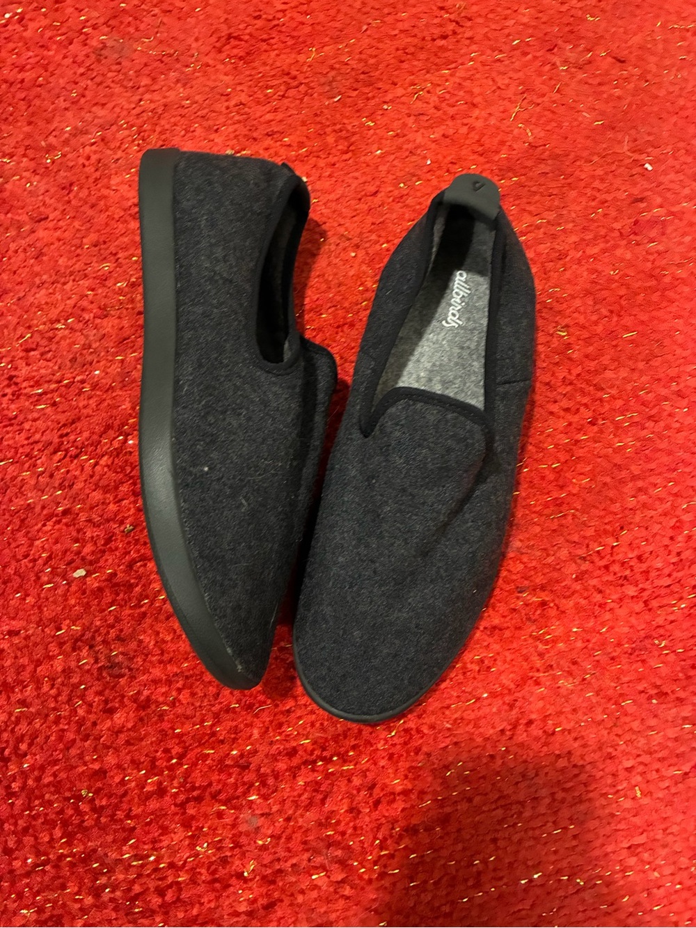 allbirds women’s  Slip-On Loafers in Charcoal Black